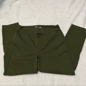 Olive green old navy pixie pants